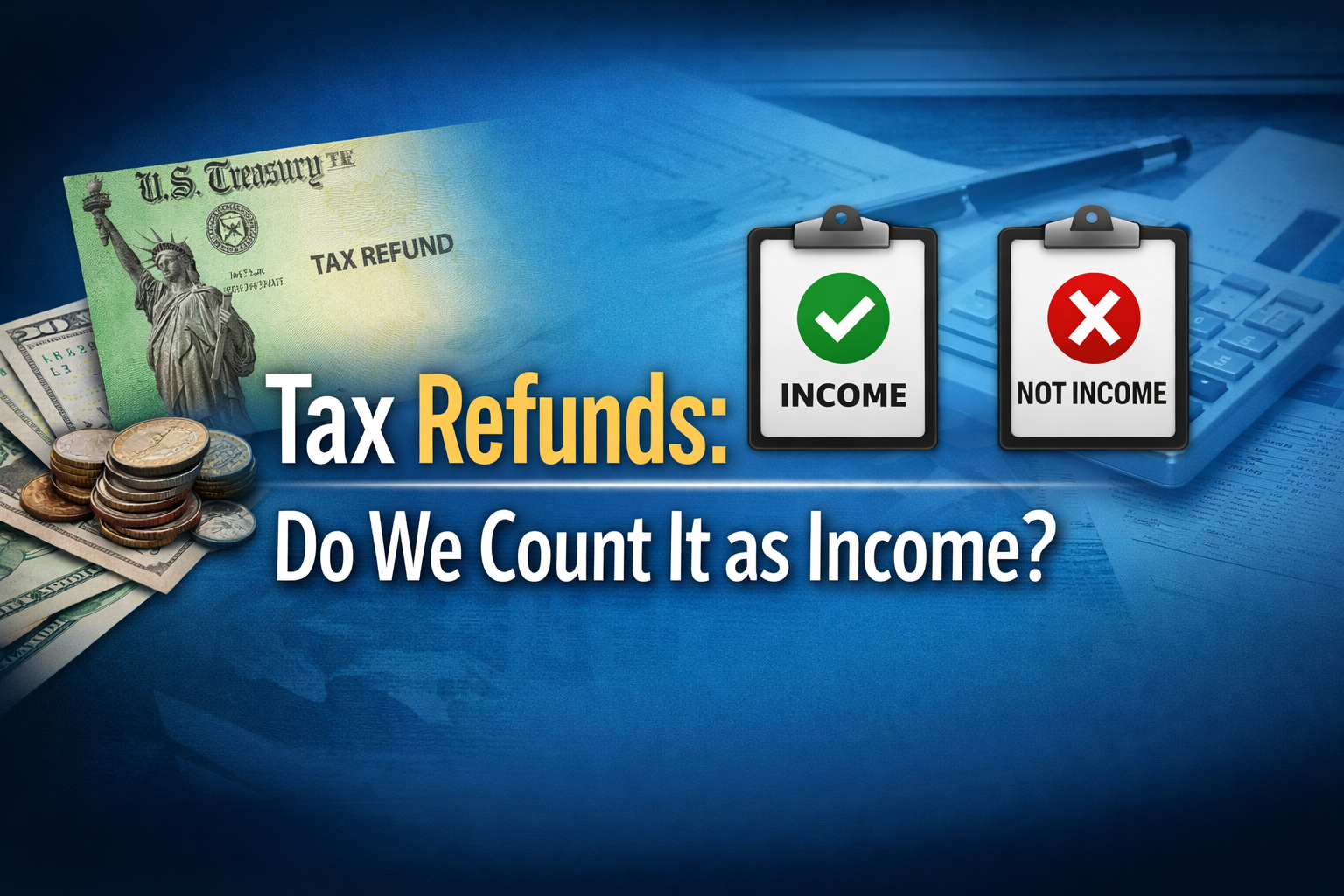 Tax Refunds: Do we count it as income?
